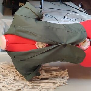 Super cute summer jacket, SISLEY, green, Italian size 42 (US 4-6)